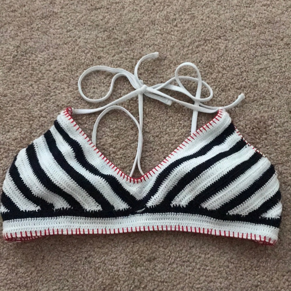 target red white and blue bikini top
